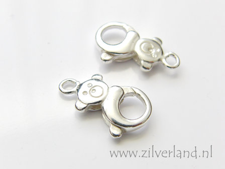 21mm Sterling Zilveren Sluiting- Beer