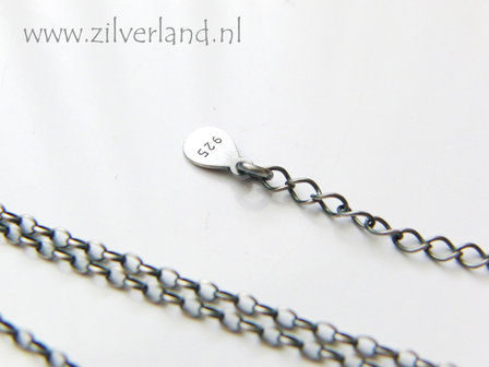 Handgemaakte Zilveren Ketting met Labradoriet en Peridoot