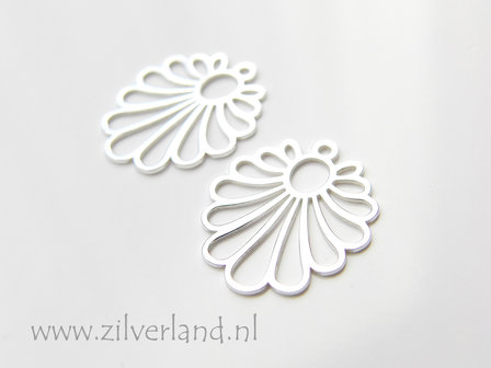 1 Stuk Sterling Zilveren Connector/Chandelier