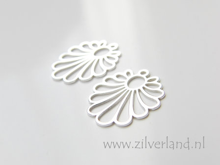 1 Stuk Sterling Zilveren Connector/Chandelier