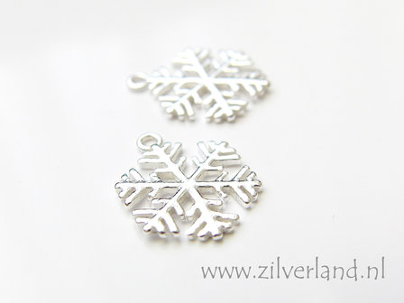 - Sterling Zilveren Hanger- Sneeuwvlok