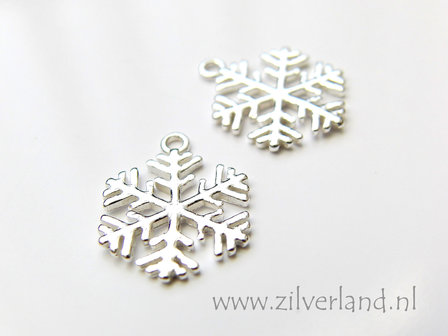 - Sterling Zilveren Hanger- Sneeuwvlok