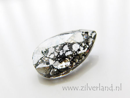 Swarovski Almond Kristal &quot;Crystal Black Patina&quot;