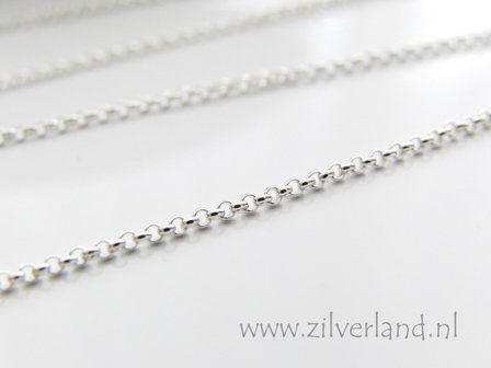10 cm Sterling Zilveren Jasseron- 1,50mm Rolo