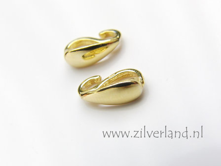 1 Stuk Sterling Zilveren Hangeroog- Verguld