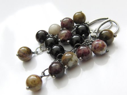 Edelstenen Oorbellen met Toermalijn