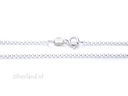1,60mm Sterling Zilveren Collier Rolo- 40cm