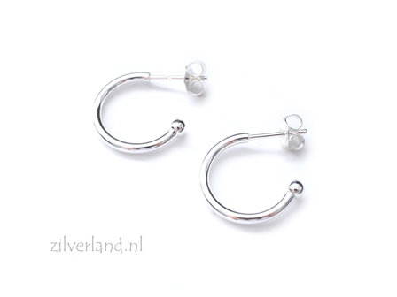 16mm Sterling Zilveren Oorstekers