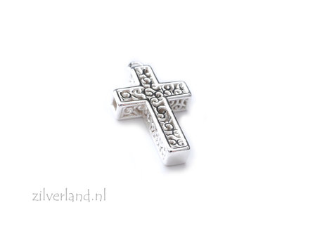 Sterling Zilveren Filigrain Hanger- Kruis