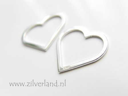 Sterling Zilveren Hanger- Hart