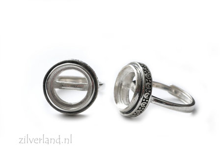 Sterling Zilveren Ring voor 12mm Cabochon