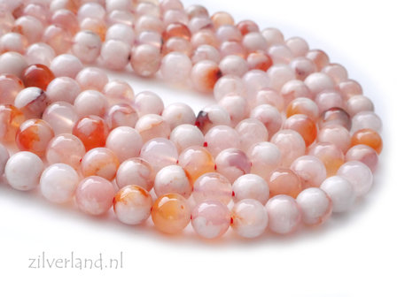 8mm Cherry Blossom Agaat Edelstenen Kralen