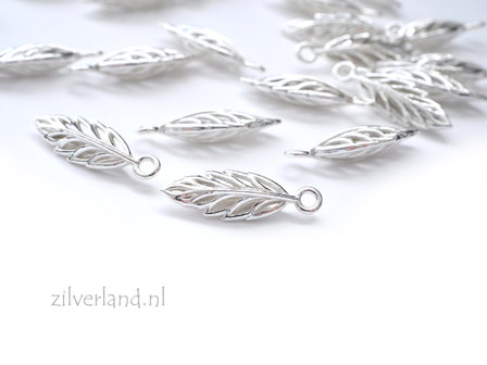 Sterling Zilveren Hanger- Blad