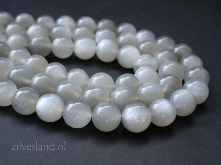 10mm Grijze Maansteen Edelstenen Kralen