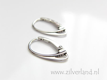 Sterling Zilveren Oorbelhaken- Gerhodineerd
