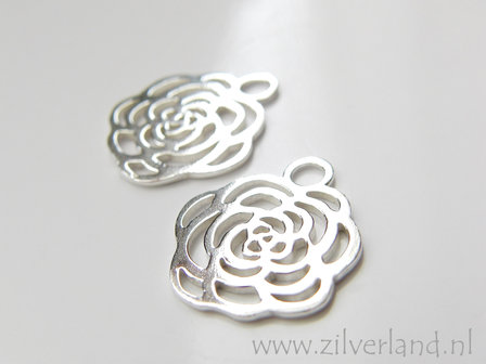 Sterling Zilveren Hanger- Roos
