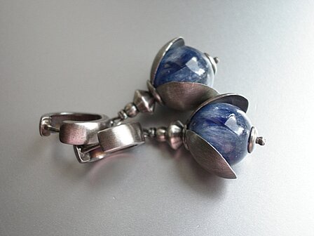 Edelstenen Oorbellen met Kyaniet