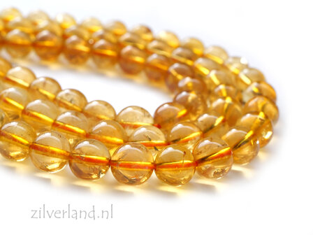 AA Kwaliteit 8mm Citrien Edelstenen Kralen