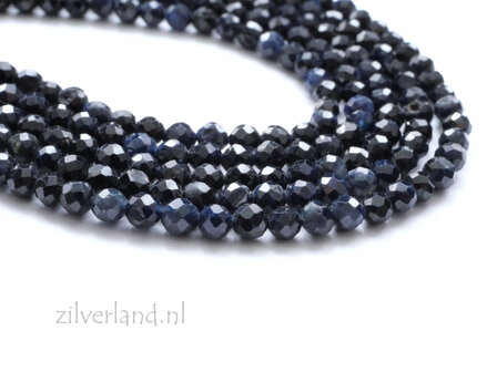 3mm Saffier Edelstenen Kralen- Facet