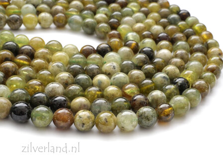 6mm Grossulaar Granaat Edelsteen Kralen