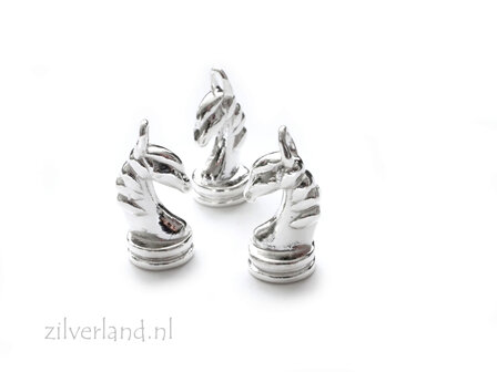 Sterling Zilveren Hanger- Schaken Paard