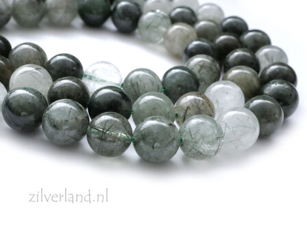 10mm Groene Rutielkwarts Edelstenen Kralen