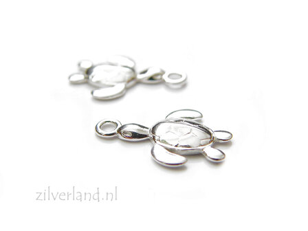 Sterling Zilveren Bedel- Schildpad