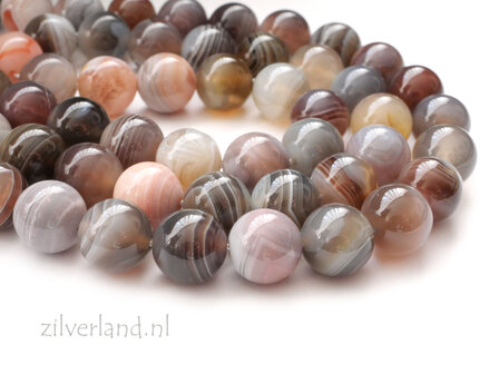 10mm Botswana Agaat Kralen