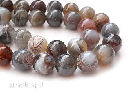 12mm Botswana Agaat Edelstenen Kralen