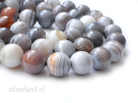 12mm Botswana Agaat Edelstenen Kralen