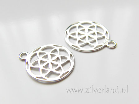 Sterling Zilveren Bedel- Bloem