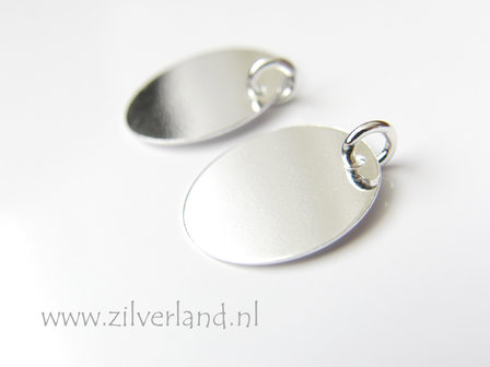 16,50mm-0,35mm Sterling Zilveren Hanger- Rond