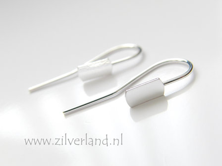 Sterling Zilveren Oorhaken met Verlijmplaatje