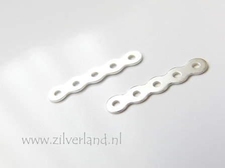 4 Stuks Sterling Zilveren Verdelers voor Vijf Snoeren