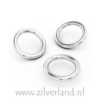 10 Stuks 1,20x6,0 Sterling Zilveren Montagering