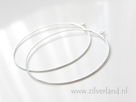 2 Sterling Zilveren Ringen voor Oorbellen - Zilverland- Zilveren Onderdelen & Edelstenen Kralen
