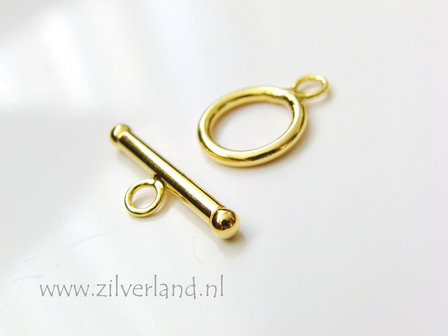 Sterling Zilveren Kapittelslot- Verguld