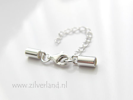 Sterling Zilveren Eindstuk 3mm- Set