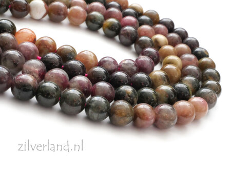 6,50mm Toermalijn Edelstenen Kralen