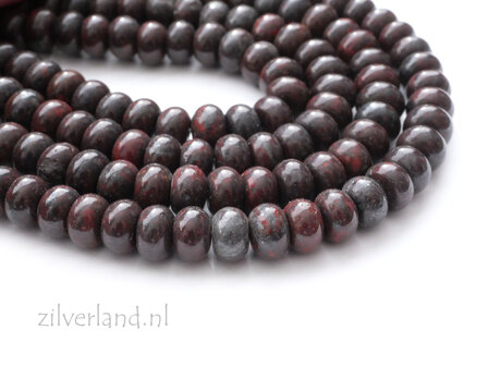 6x4mm Brecciated Jaspis Edelstenen Kralen