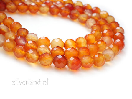 8mm Agaat Edelstenen Kralen- Facet