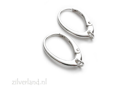 Zilver 925 Oorhaken met Montagering