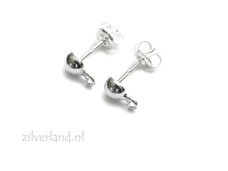 Zilver 925 Oorstekers met Montageoog