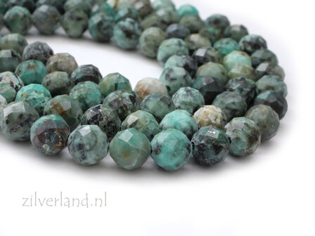 7mm Afrikaanse Turkoois Kralen- Facet
