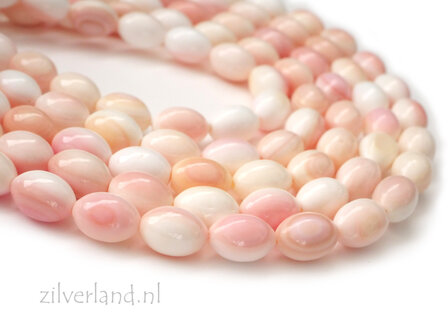 11x8mm Roze Queen Conch Schelp Kralen