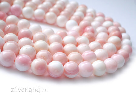 8mm Roze Queen Conch Schelp Kralen