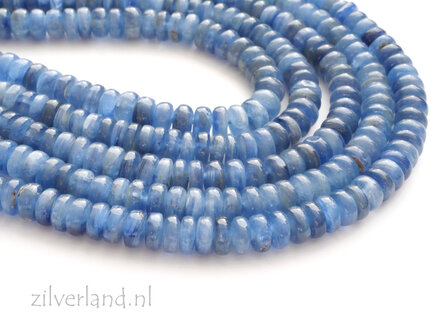 5x3mm Kyaniet Edelstenen Kralen- Rondellen