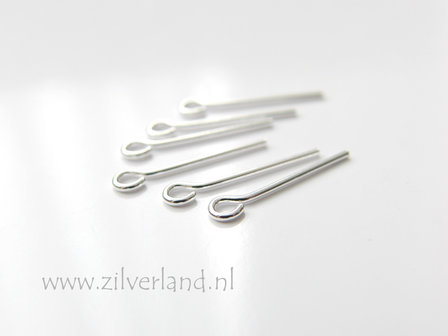 10 Stuks 0,70x1,5cm Sterling Zilveren Kettelstiften