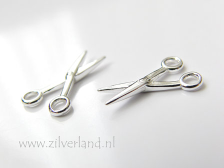 1 Stuk Sterling Zilveren Bedel- Schaar