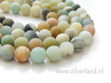 8mm Amazoniet Kralen- Mat